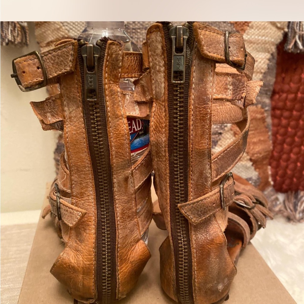 Bed Stu Seneca Brown Strappy Sandals gladiator sandal size 6 - Picture 3 of 6